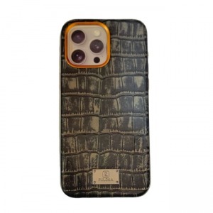iPhone 15 Pro Max için Leather Croco Kılıf